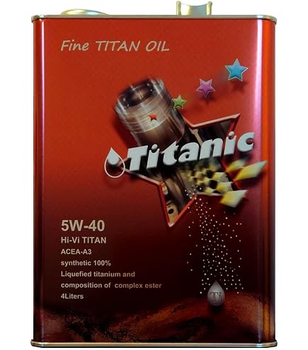 Amazon | Titanic(チタニック) シンセティックチタンオイル 10W-50 4L